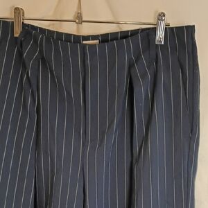 a new day Navy Pinstripe Wide Leg Pants